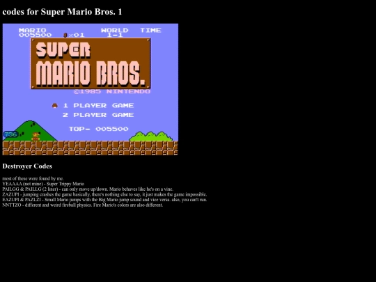 supermario1codesen screenshot
