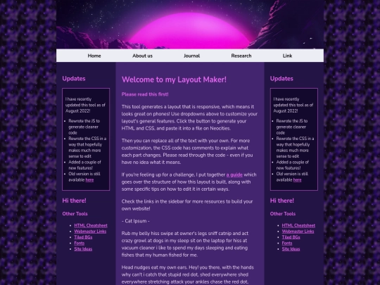 tryout screenshot