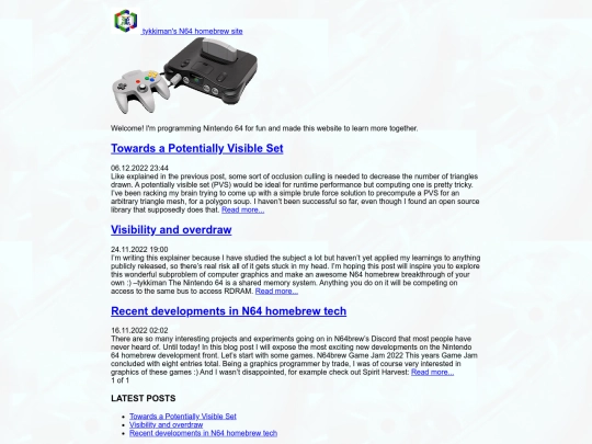 index screenshot