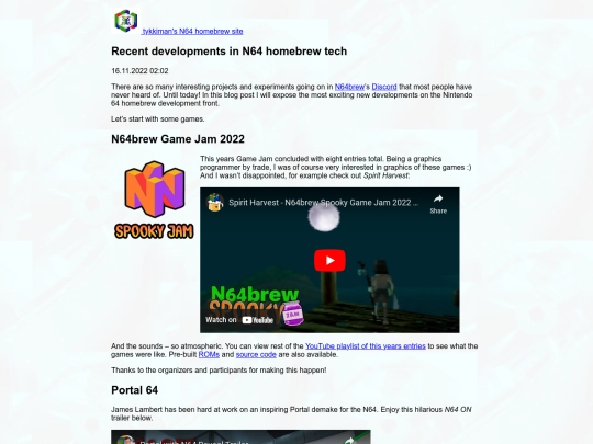 posts/recent-developments screenshot