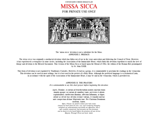 MissaSicca screenshot