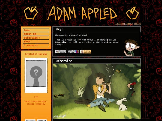 homepage screenshot