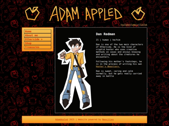 pages/profiles/danredman screenshot
