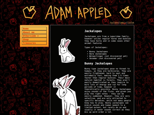 pages/profiles/jackalope screenshot