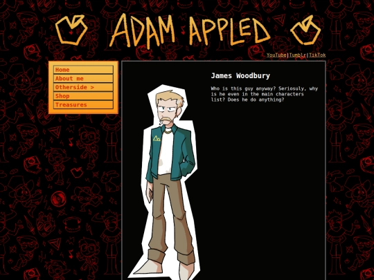 pages/profiles/jameswoodbury screenshot