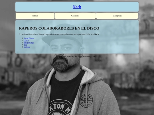 Artistas screenshot