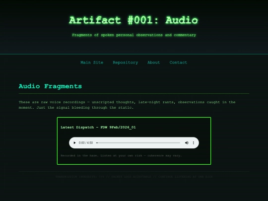 artifact1 screenshot