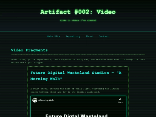 artifact2 screenshot
