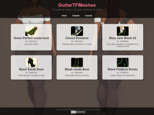 Meshes/calzado screenshot
