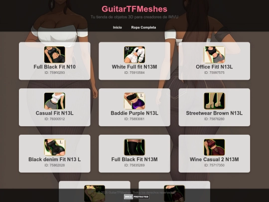 Meshes/ropa-completa screenshot