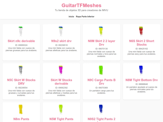 Meshes/ropa-parte-inferiorOriginal screenshot
