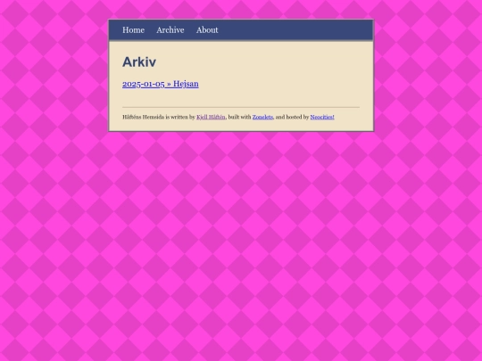 archive screenshot