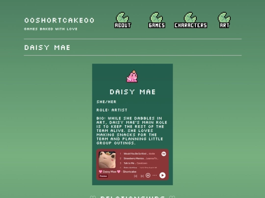 daisymae screenshot