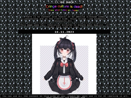 html/artshow screenshot