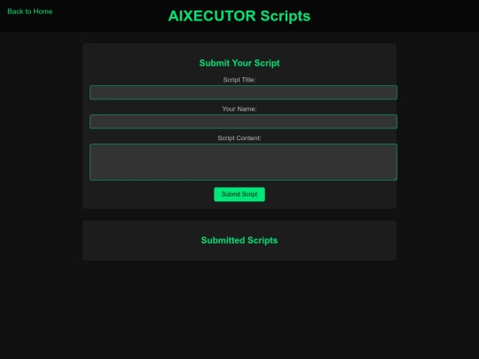 scripts screenshot