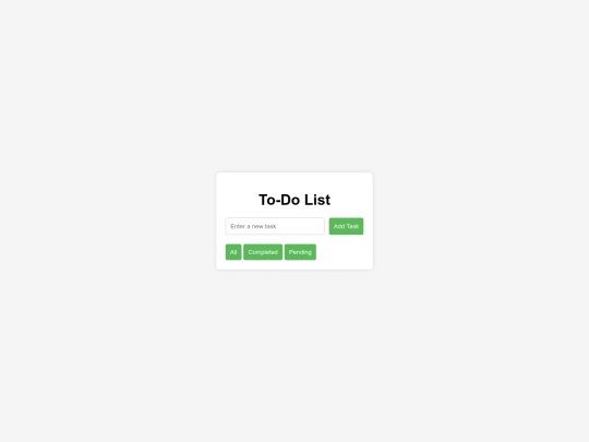 javascript/to-do-list screenshot