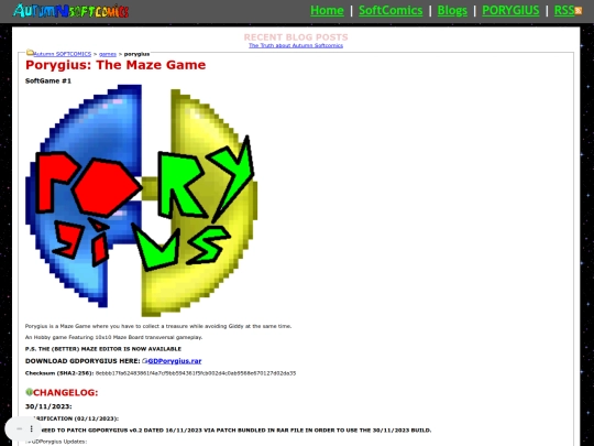 games/porygius screenshot
