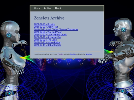 archive screenshot