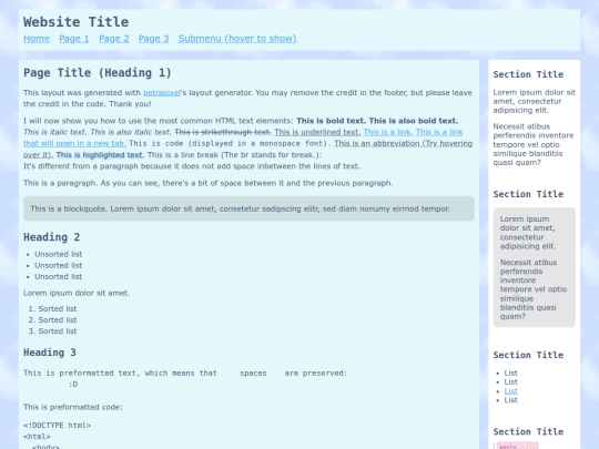 index screenshot