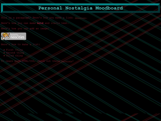 Nostalgia screenshot