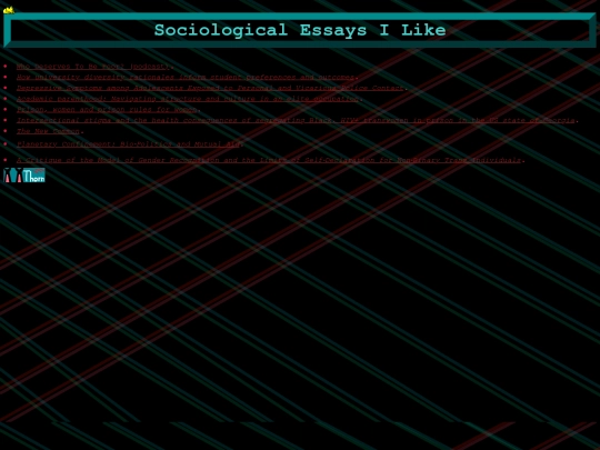 Sociological_Essays_I_Like screenshot