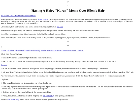 AntiChains/EllenHairKarenMeme screenshot