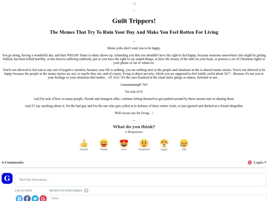 Articles/GuiltTrippers screenshot