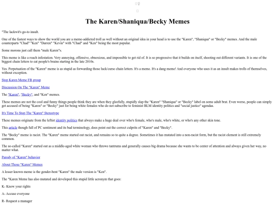 Articles/KarenShaniquaBeckyMemes screenshot