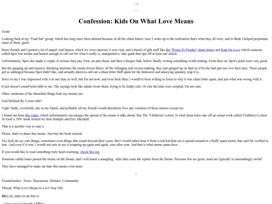 Articles/KidsOnWhatLoveMeans screenshot