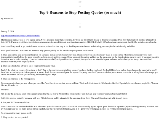 Articles/Quotes4Top9ReasonsToStopPostingSoManyQuotes screenshot