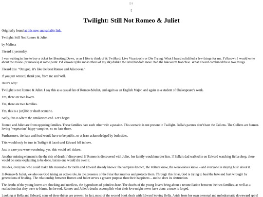 Articles/TwilightStillNotRomeoAndJuliet screenshot