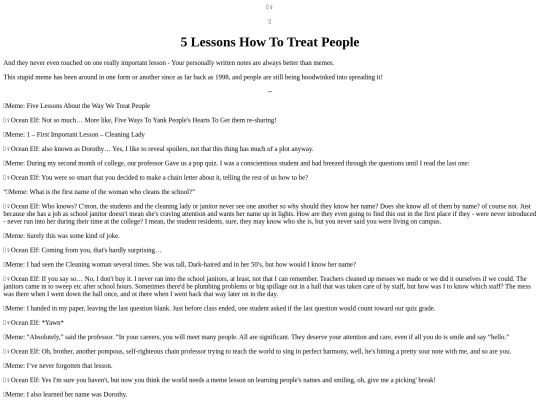 Attitude/5LessonsHowToTreatPeople screenshot