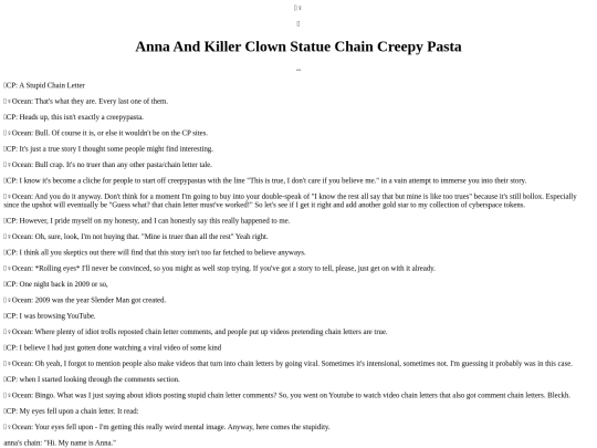 CP/AnnaAndKillerClownScare screenshot