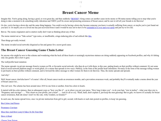 CrappySappy/BreastCancerMemes screenshot