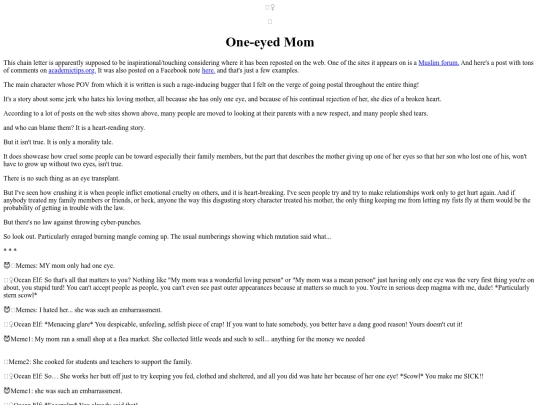 CrappySappy/OneEyedMother screenshot
