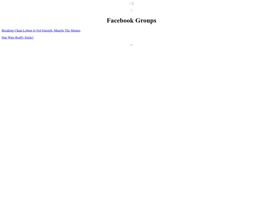 FBGroups screenshot