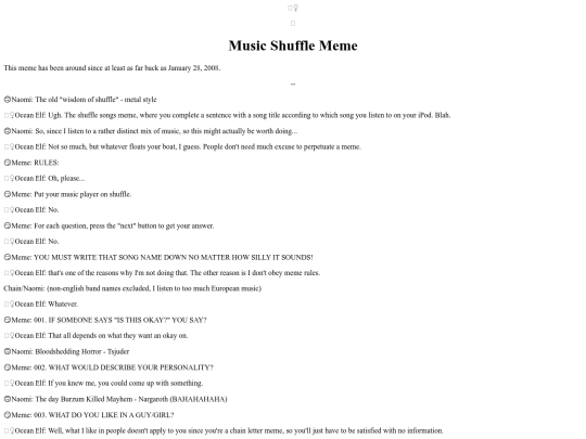 Fluff/MusicShuffleMeme screenshot