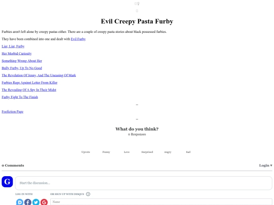 Foefiction/EvilFurby screenshot