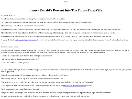 Foefiction/JamesRonald screenshot