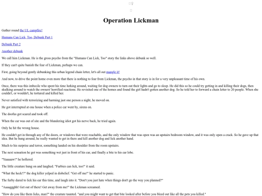 Foefiction/OperationLickman screenshot