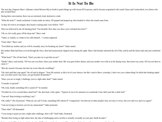 Foefiction/SW6ItIsNotToBe screenshot
