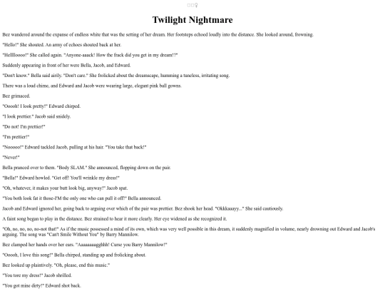 Foefiction/TwilightNightmare screenshot