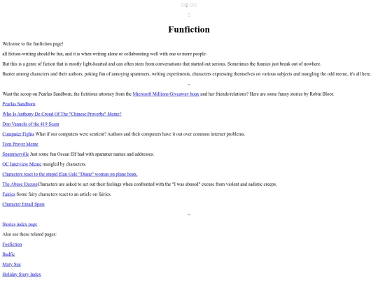 Funfiction screenshot