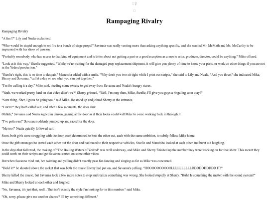 Funfiction/RampagingRivalry screenshot