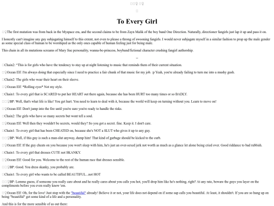 GenderDreck/ToEveryGirl screenshot