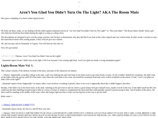 Hogwash/ArentYouGladYouDidntTurnOnTheLight screenshot