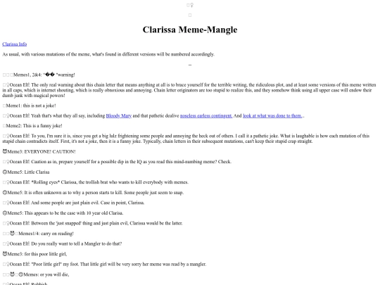 Hogwash/Clarissa screenshot