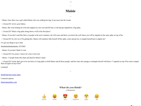 Hogwash/Maisie screenshot