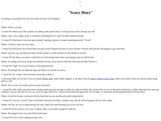 Hogwash/ScaryMary screenshot