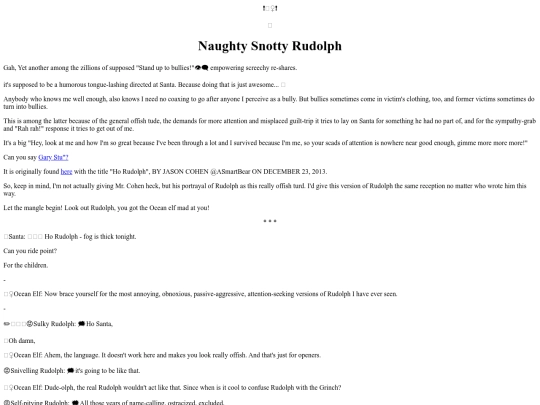 Holidays/NaughtySnottyRudolph screenshot